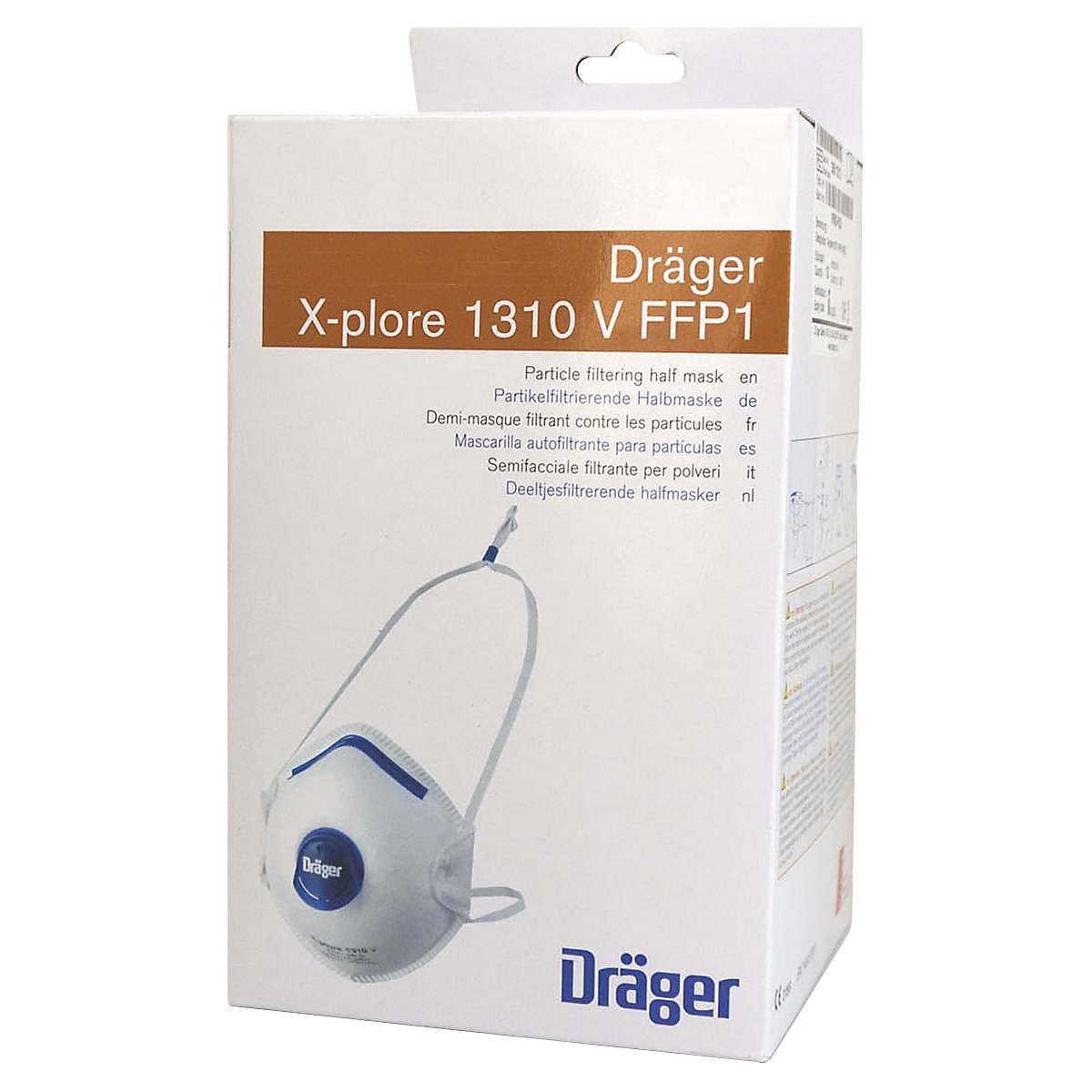 Fijnstofmasker X-plore® FFP1 NR D met uitademventiel – Dräger (Productafbeelding 6)-5