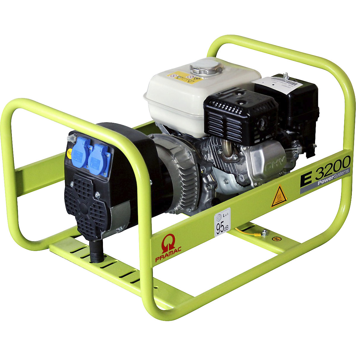 Stroomgenerator E-serie – benzine, 230 V – Pramac
