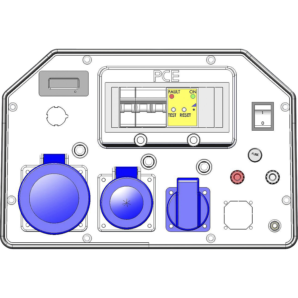 Stroomgenerator S-serie, benzine, 230 V – Pramac (Productafbeelding 2)-1