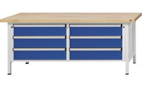 Werkbank mit XL/XXL-Schubladen