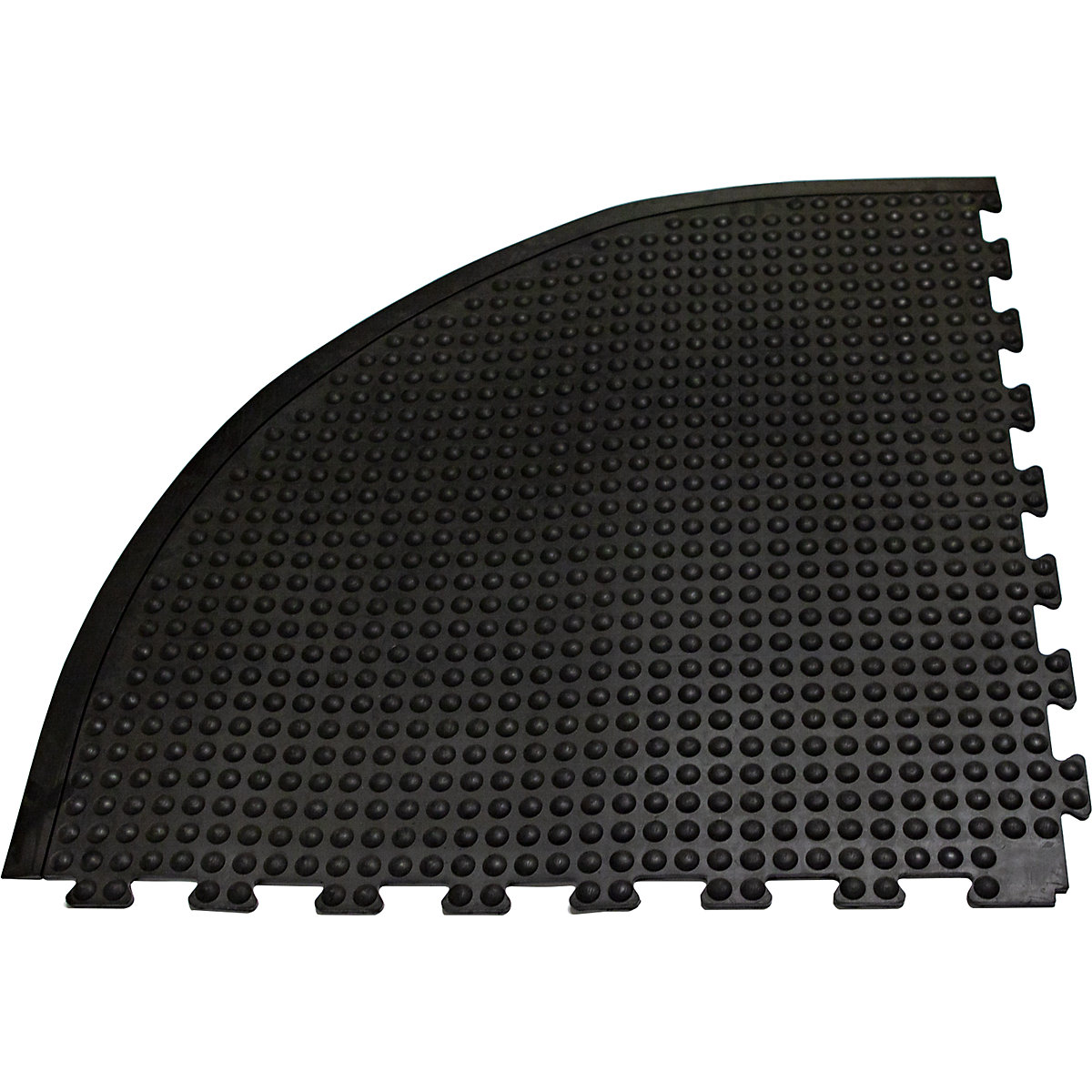 Anti-Ermüdungsmatte YOGA DOME BASIC, schwarz genoppt Miltex