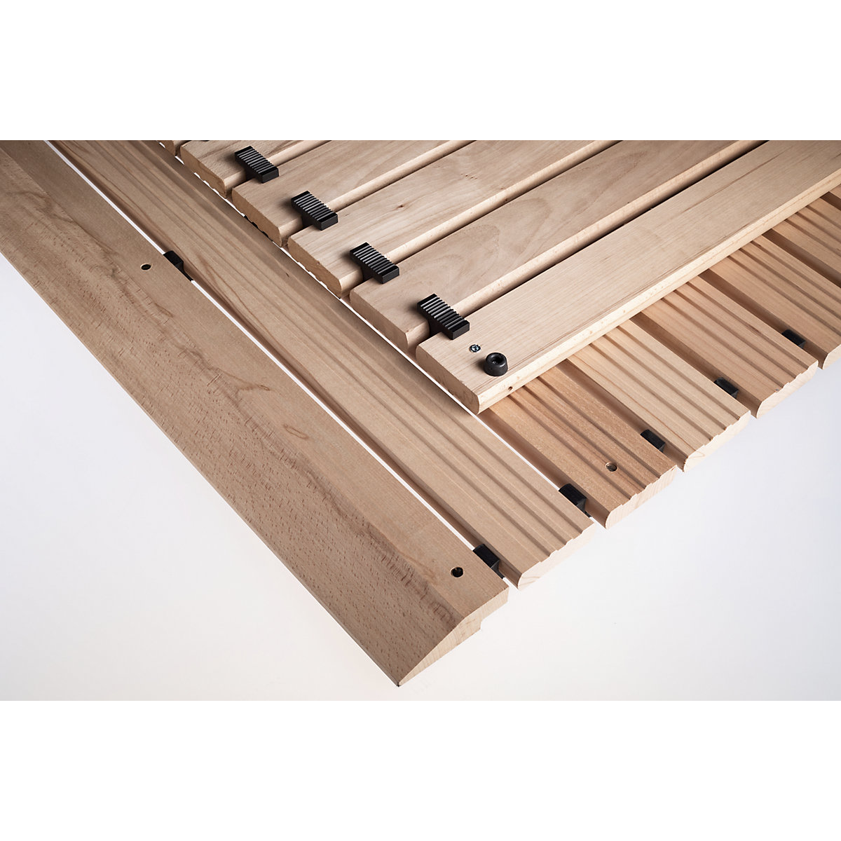 Holzlaufrost buche hell Yoga, pro lfd. m Miltex (Produktabbildung 2)-1
