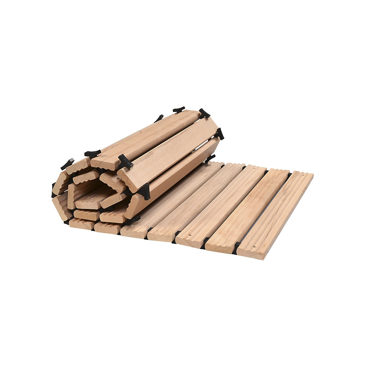 Holzlaufrost buche hell Yoga, pro lfd. m Miltex (Produktabbildung 3)-2