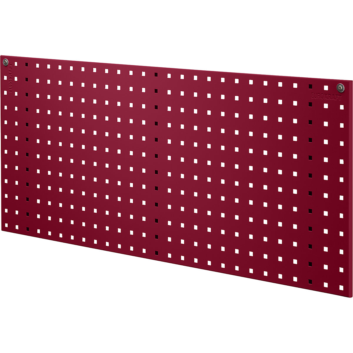 EUROKRAFTpro Lochplatte für Werkzeughalter, Länge 1029 mm, purpurrot