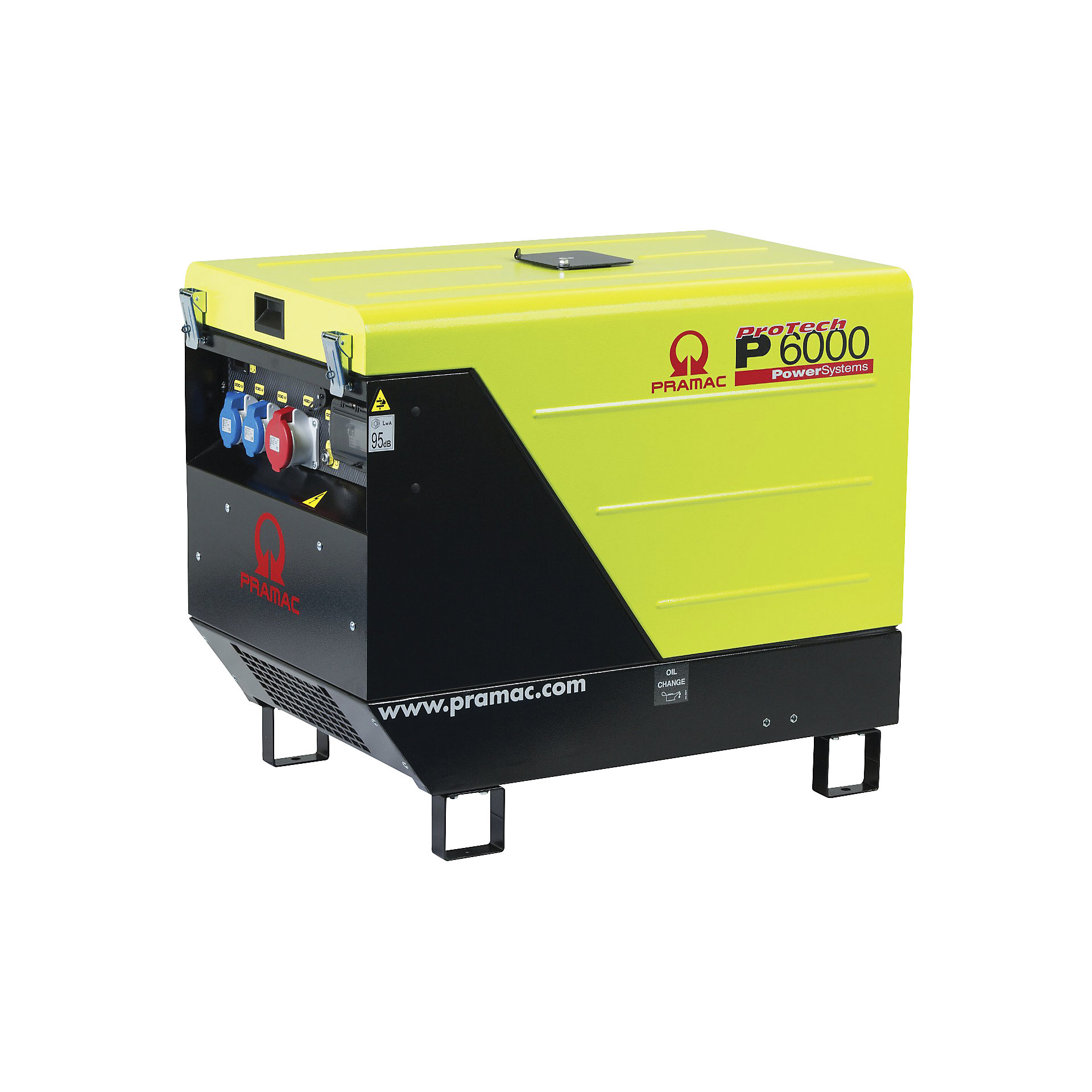 Stromerzeuger Serie P, Diesel, 400/230 V Pramac: P 6000 – COP Leistung