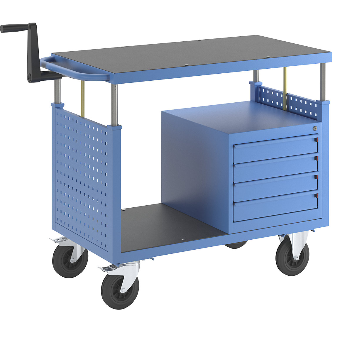 Montagewagen, höhenverstellbar eurokraft pro