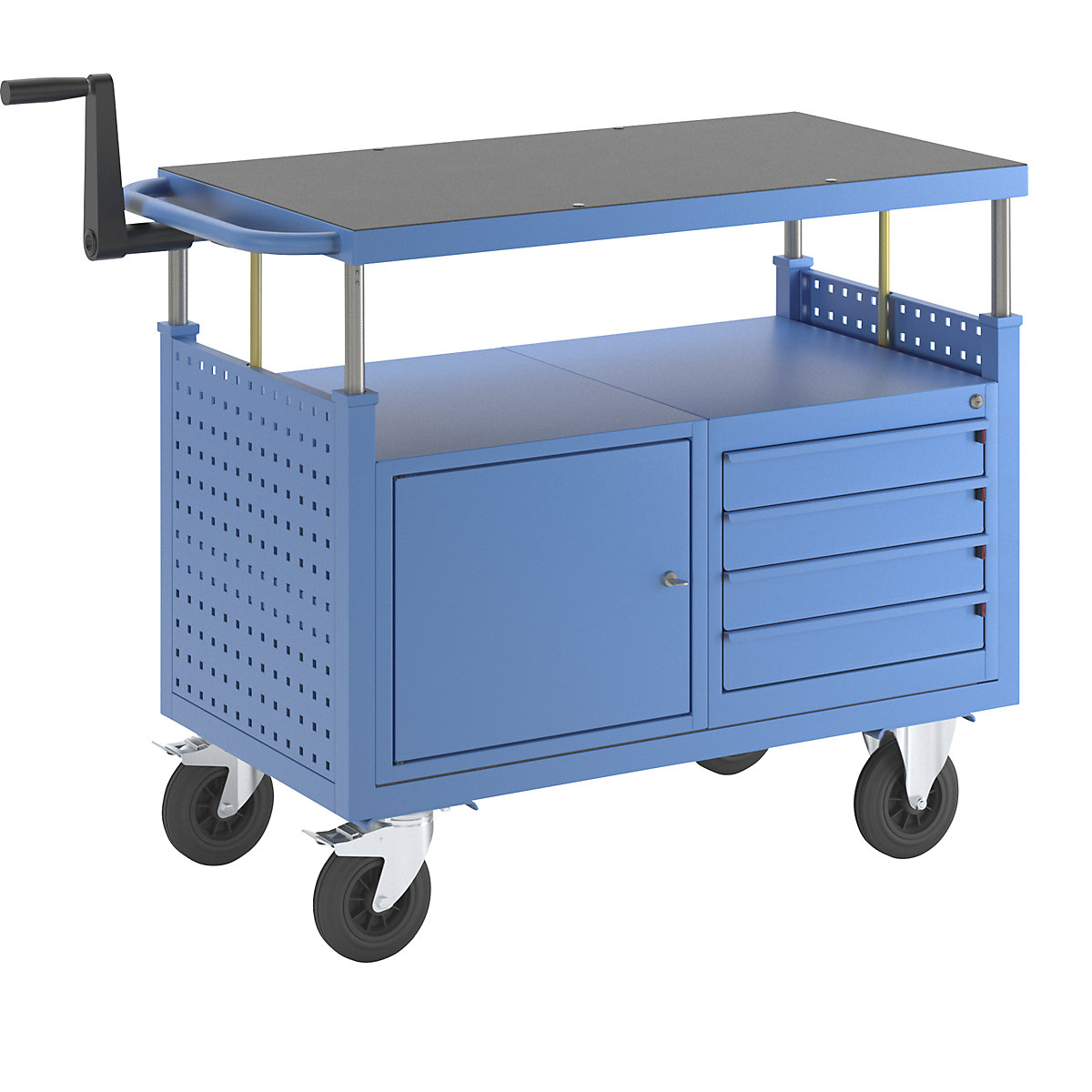 Montagewagen, höhenverstellbar eurokraft pro
