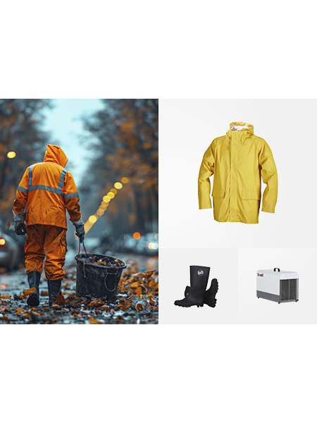 Estação de inverno Neve