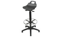 Stool with gas-lift height adjustment