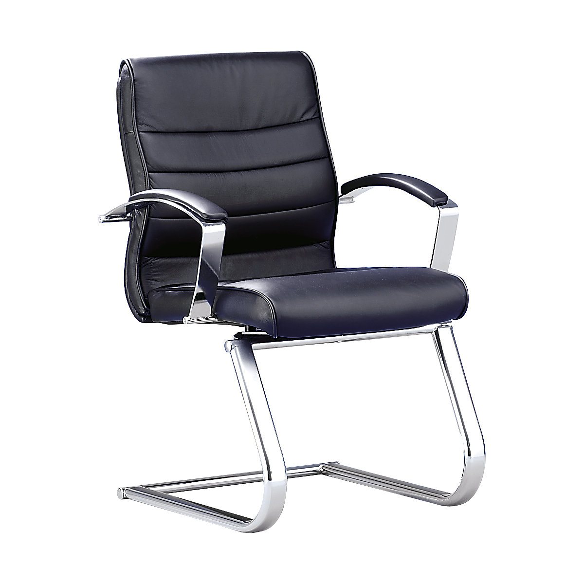 Chair Black Leather Kaiser Kraft, Small Leather Easy Chairs
