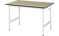Work table, height adjustable