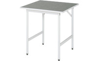 Work table, height adjustable
