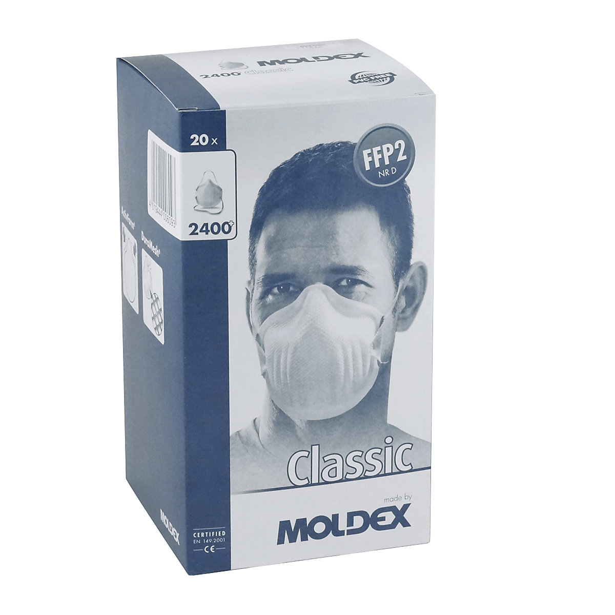 Respiratory protection mask FFP2 NR D – MOLDEX (Product illustration 2)-1