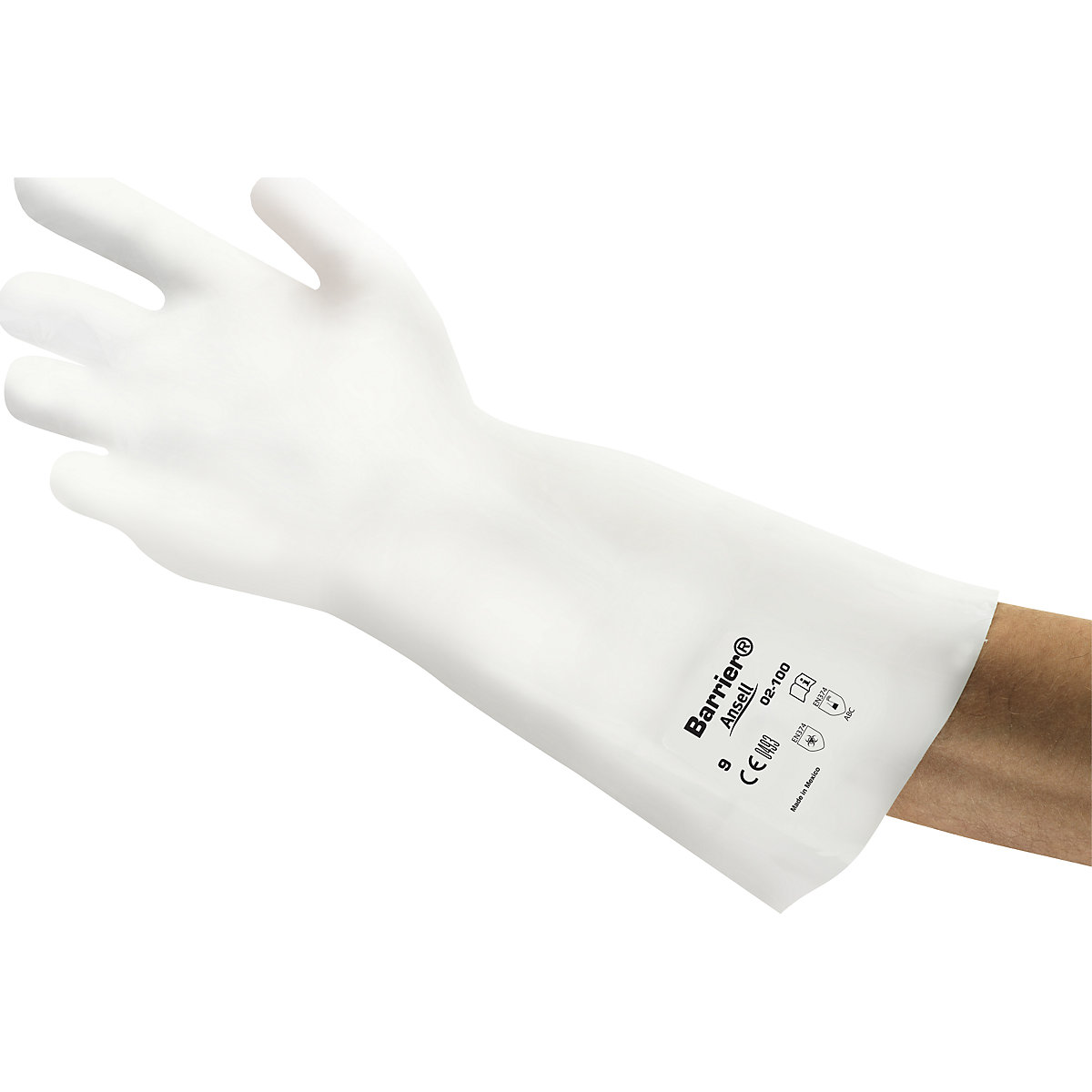 AlphaTec® 02-100 work gloves – Ansell (Product illustration 2)-1