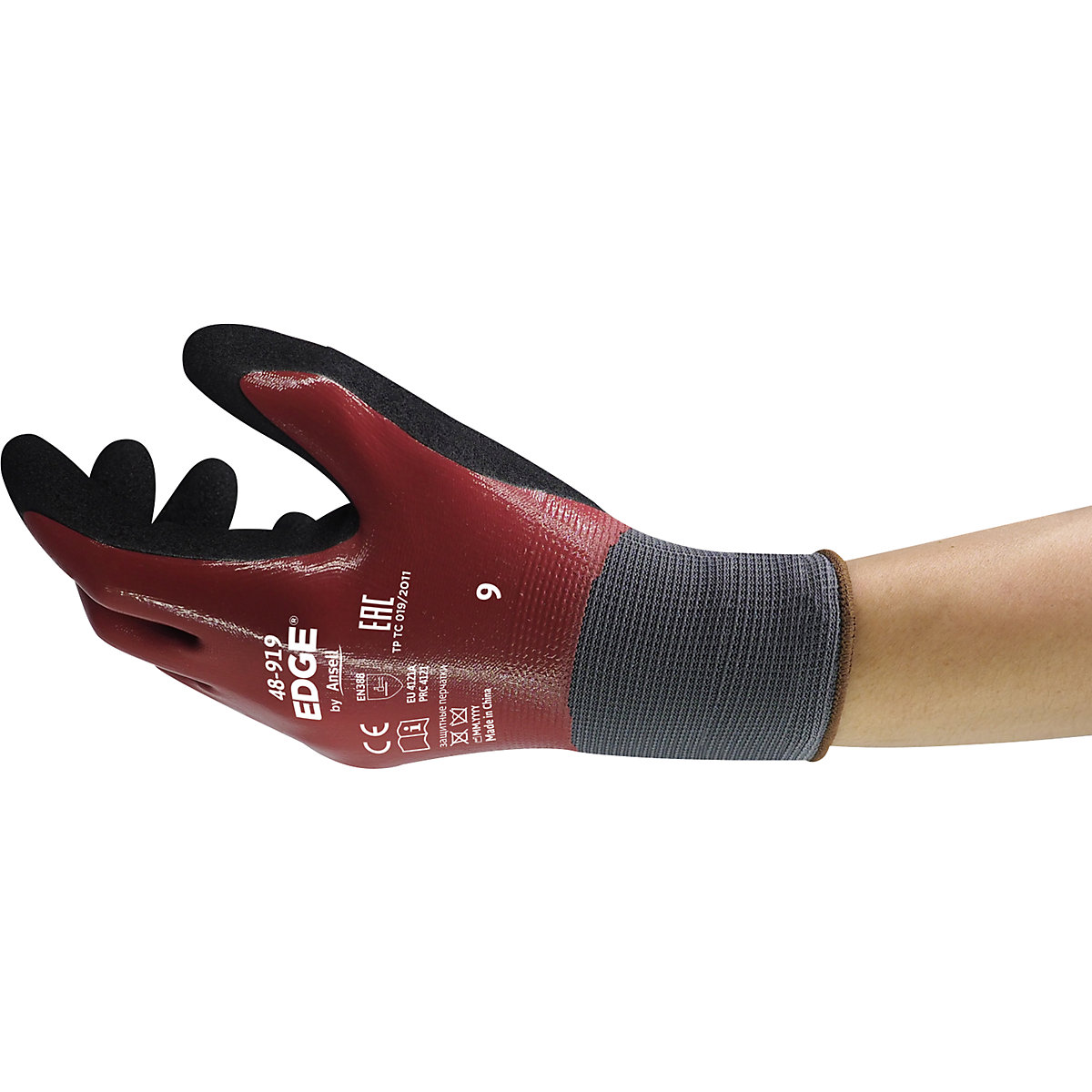 EDGE® 48-919 work gloves – Ansell (Product illustration 2)-1