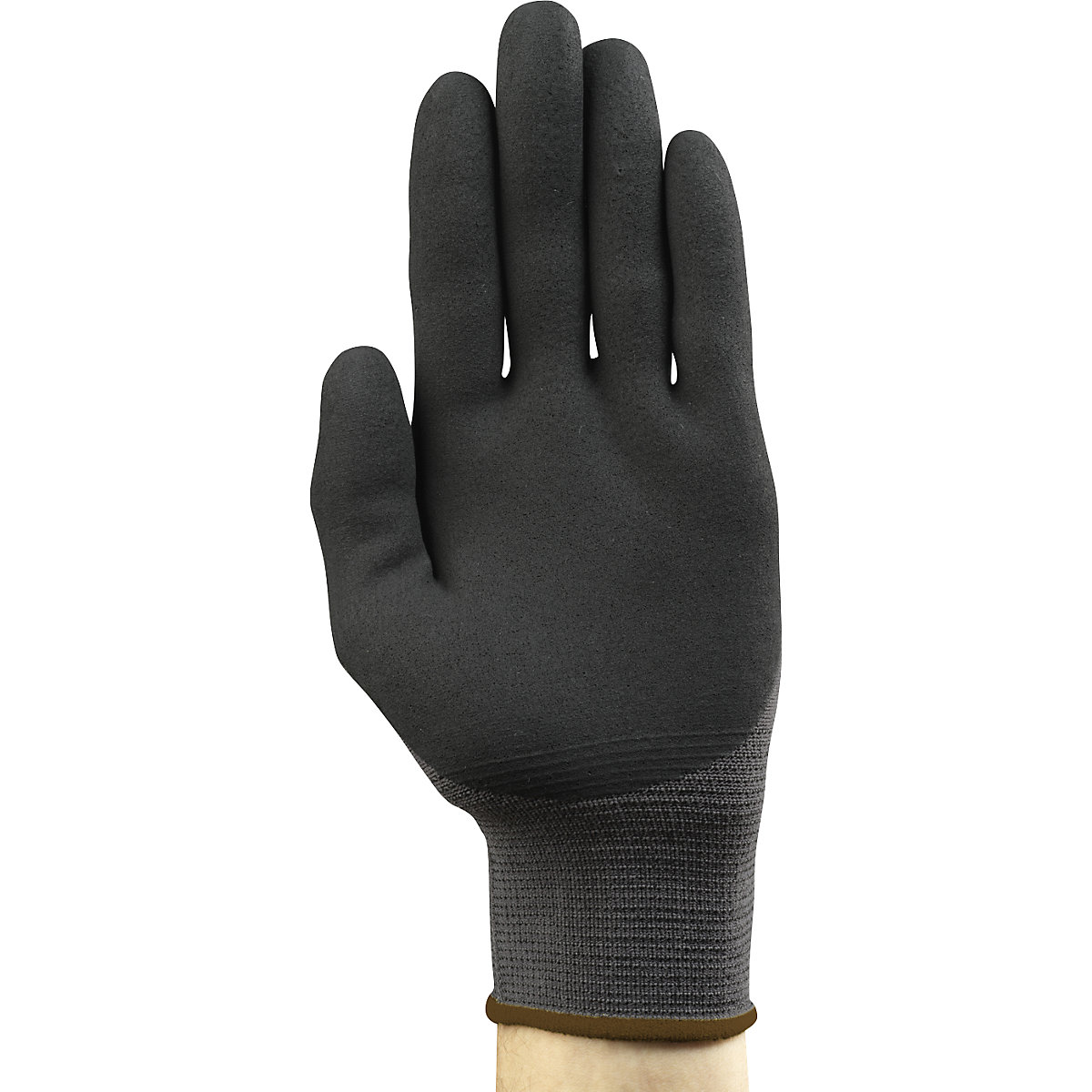 Blue Black Mechanics Glove for Multi-purpose Pack of 12 Ansell HyFlex 11-618 Work Gloves in Nylon Mens Workwear Durable Size 6 Extra-Thin