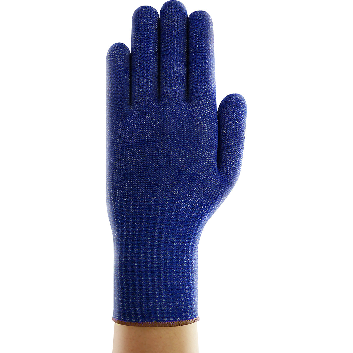 Blue shop work gloves