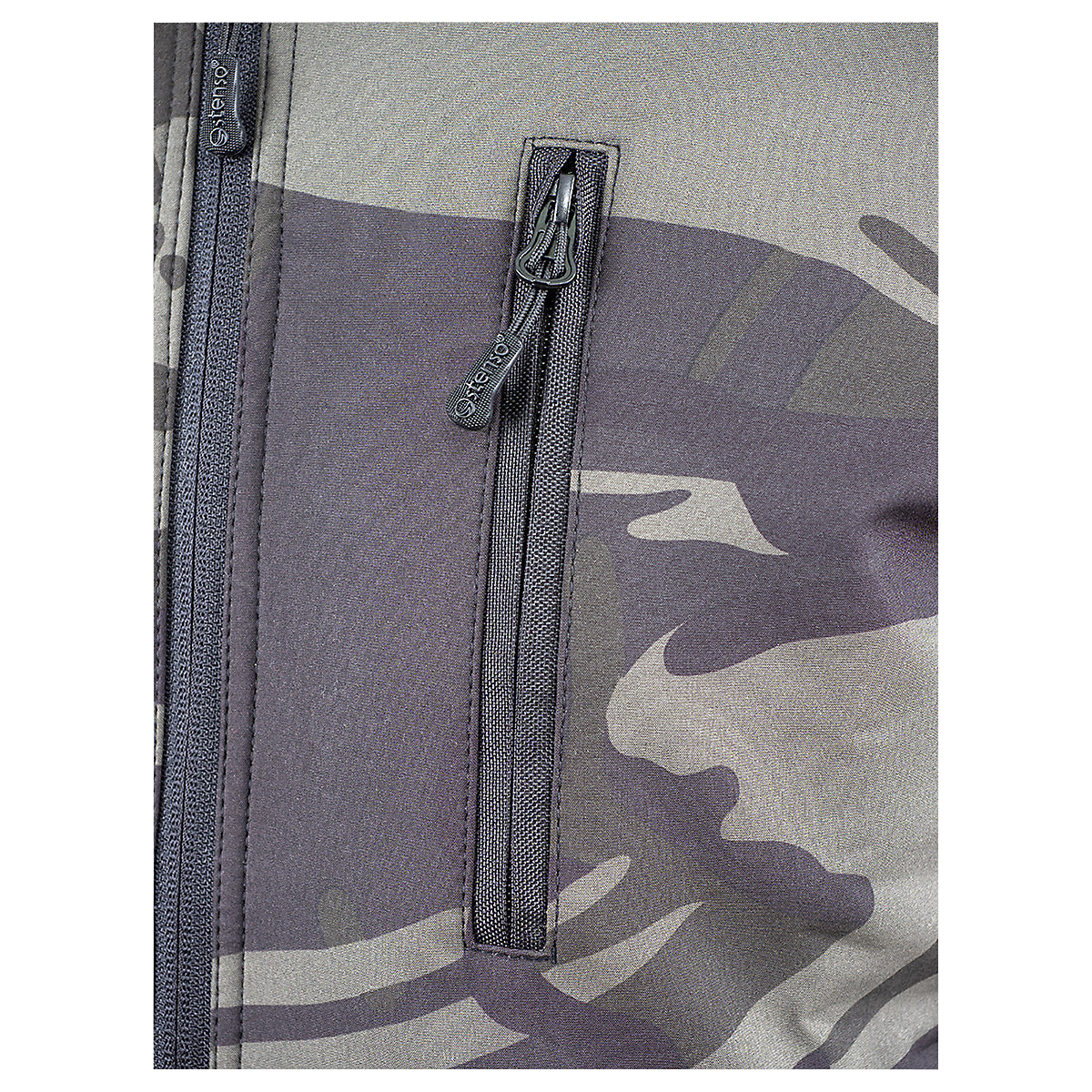 Camouflage softshell jacket (Product illustration 7)-6