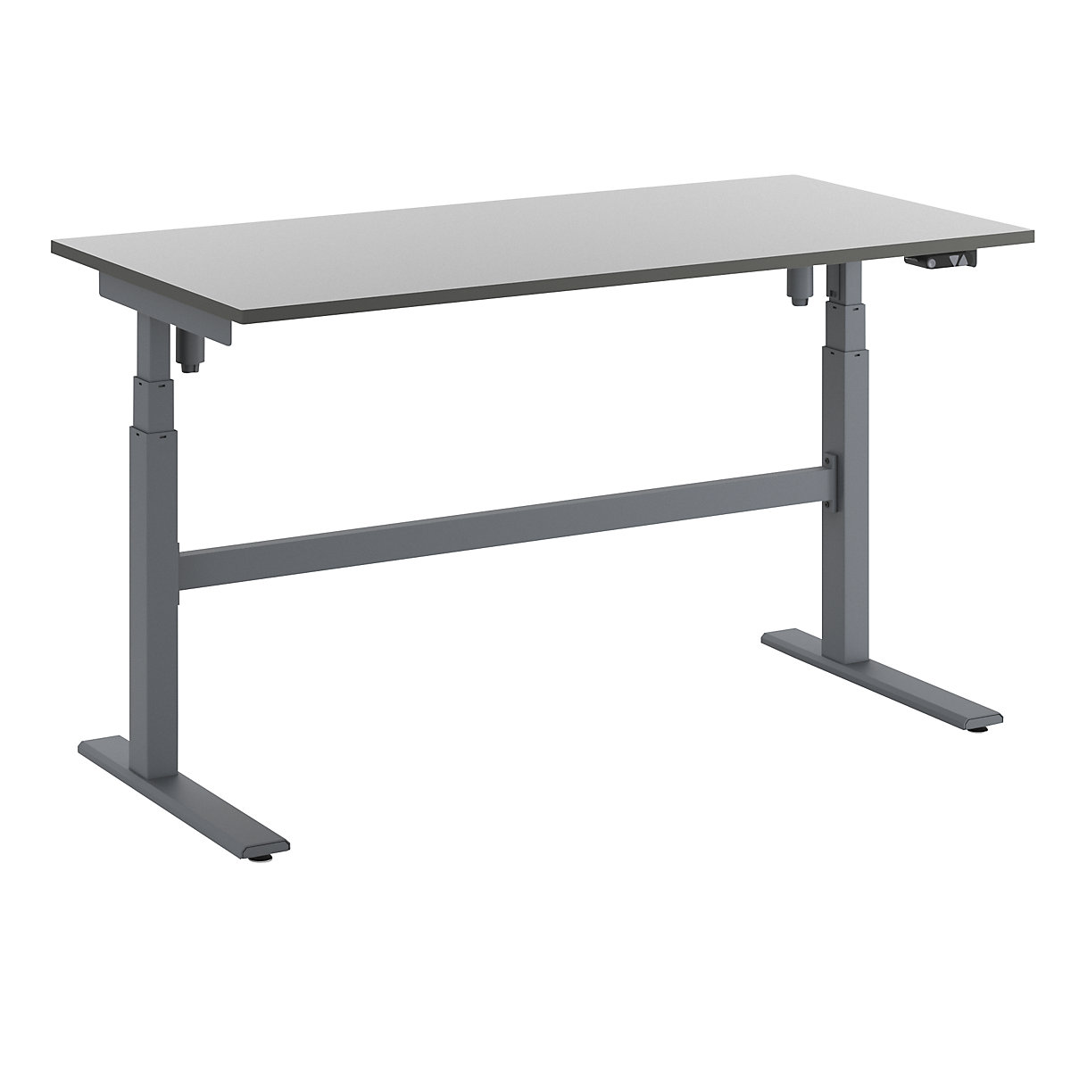 Work table, electrically height adjustable - max. load 200 kg - eurokraft pro