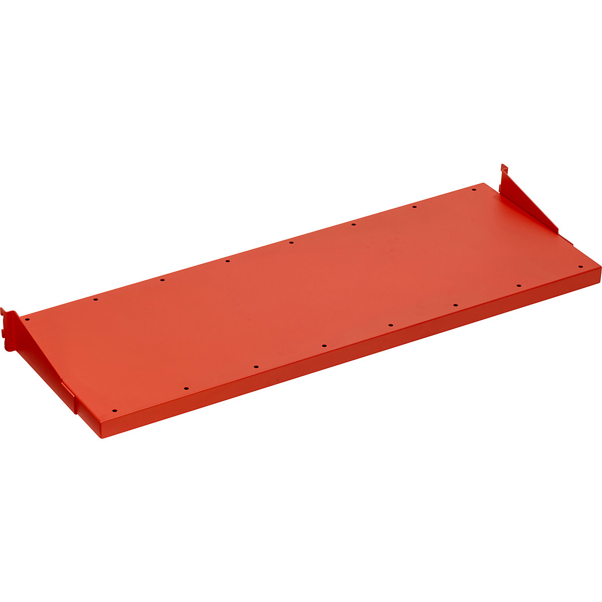 Cardboard box shelf, for securing to add-on rails, for table width 1200 mm, 5 shelf dividers-2