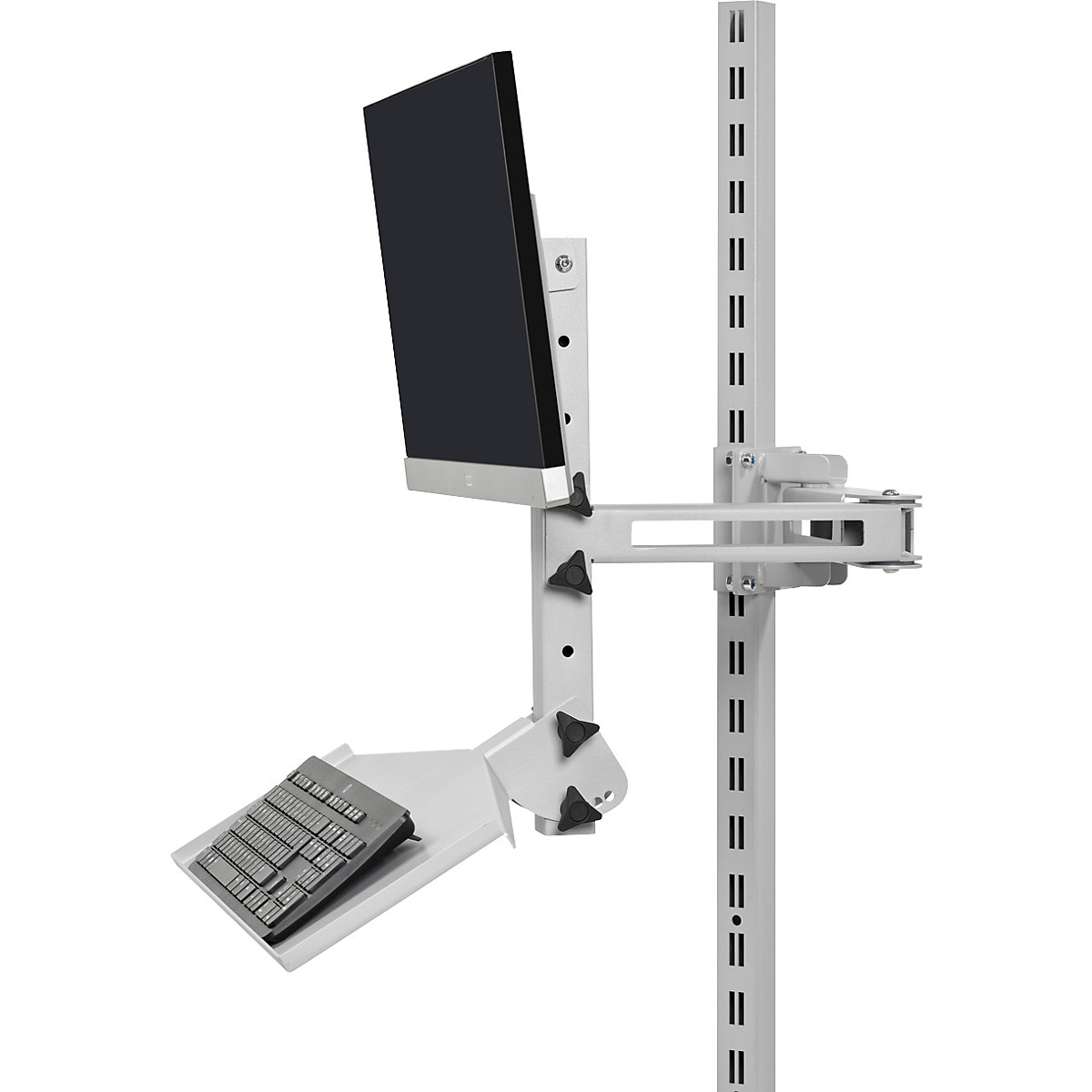 Swivel arm, for securing to add-on rails, for TFT, keyboard and mouse-3