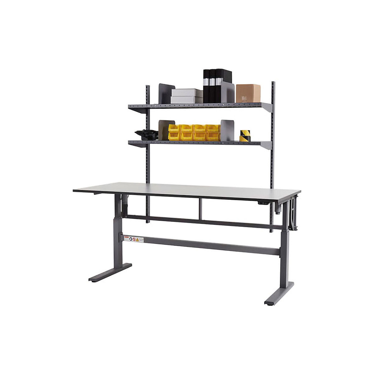 Work table, electric height adjustment - eurokraft pro