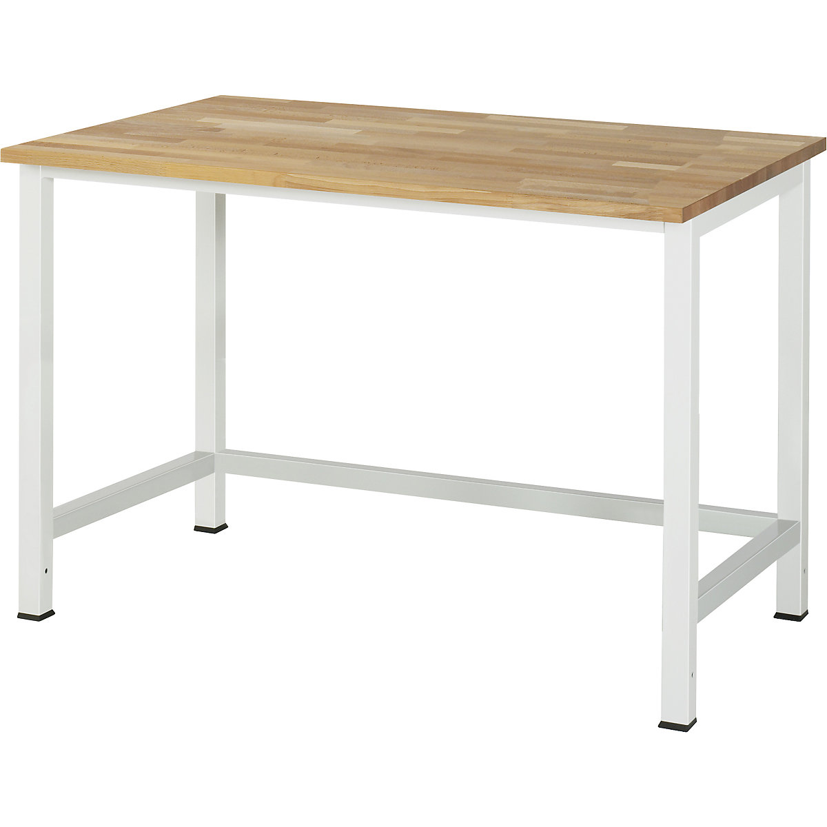 Work table for Series 900 workplace system – RAU, solid beech, width 1250 mm-5