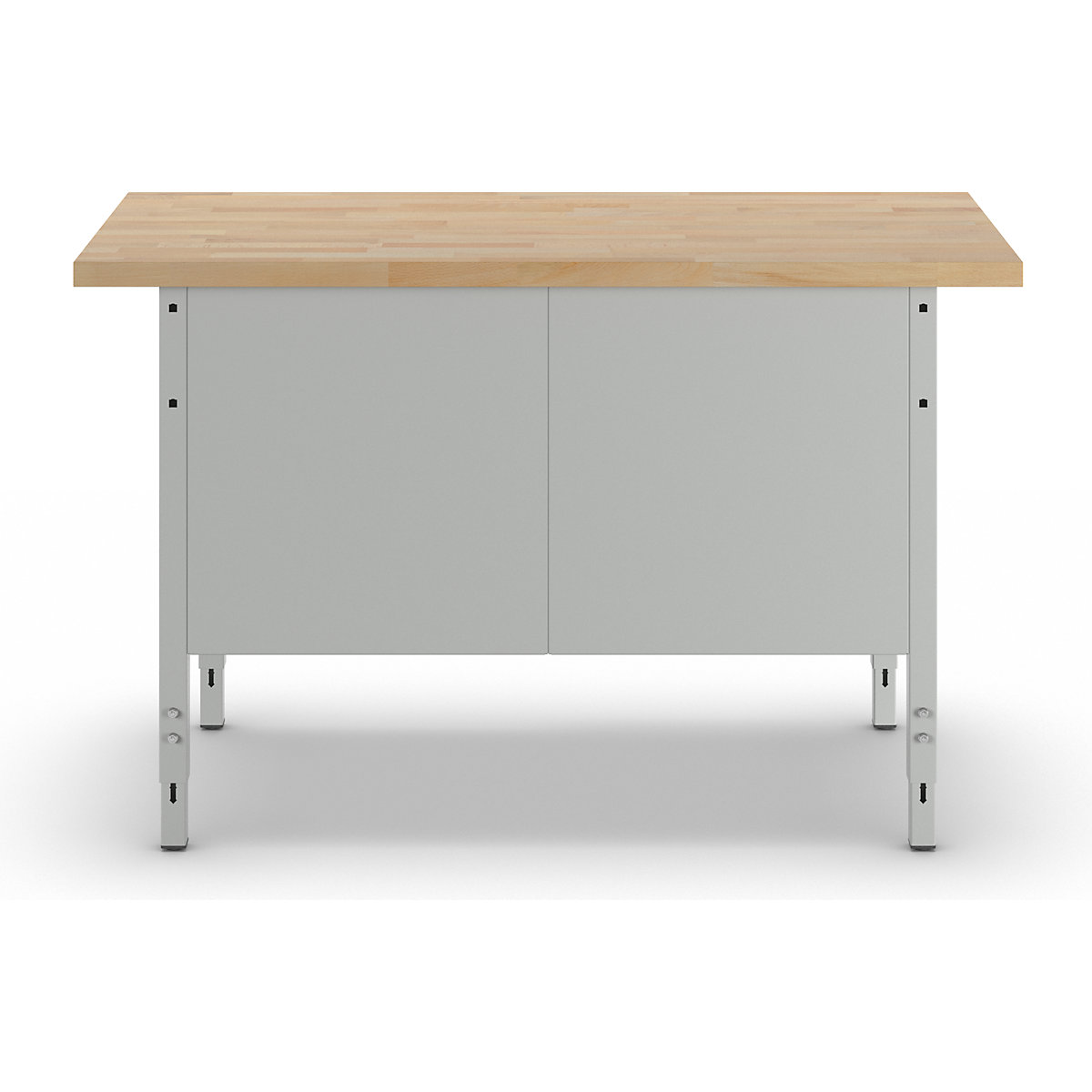 Height-adjustable workbench, frame construction – eurokraft pro (Product illustration 3)-2