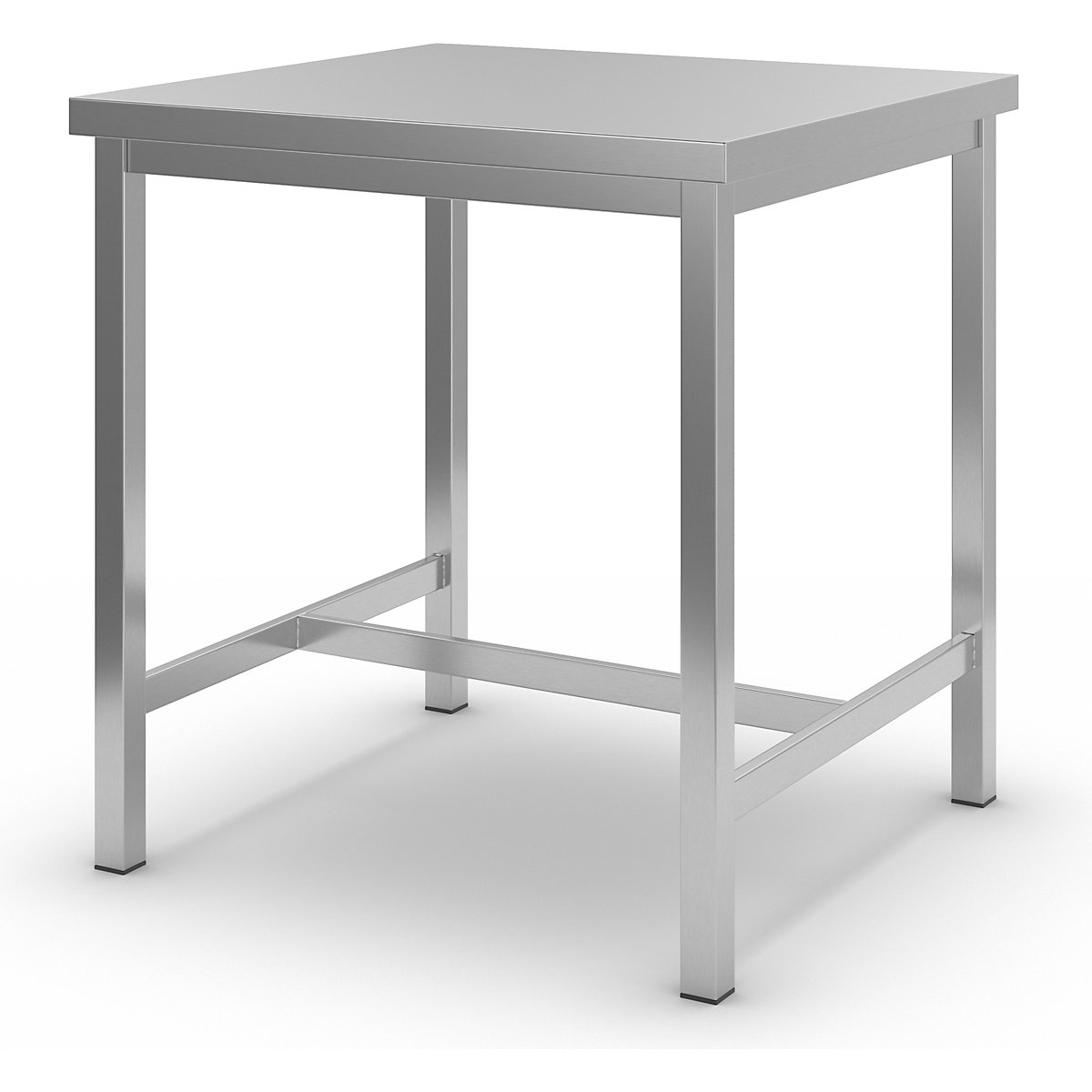 Stainless steel work table – eurokraft basic (Product illustration 2)-1