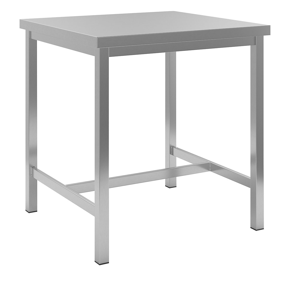 Stainless steel work table – eurokraft basic