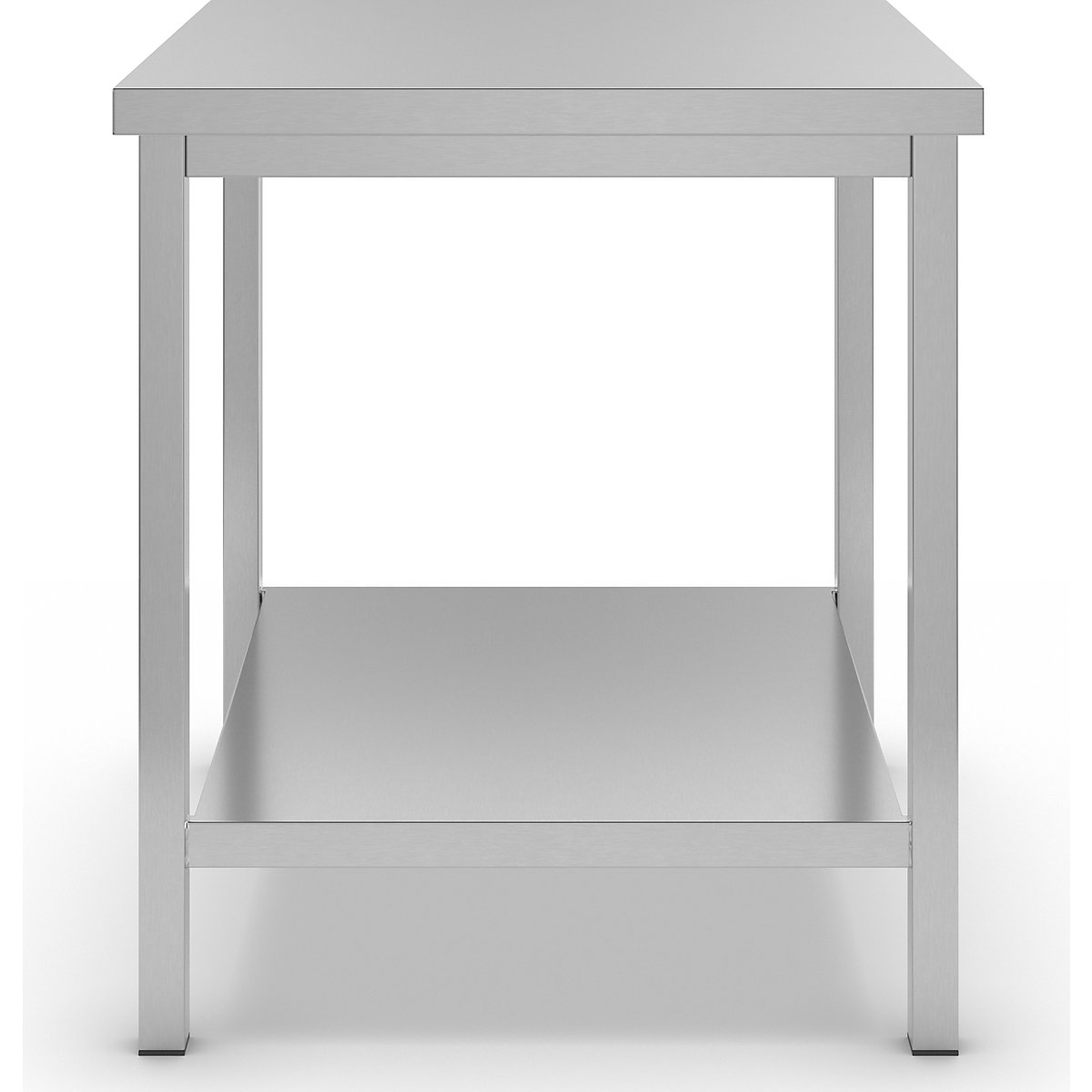 Stainless steel work table – eurokraft basic (Product illustration 4)-3