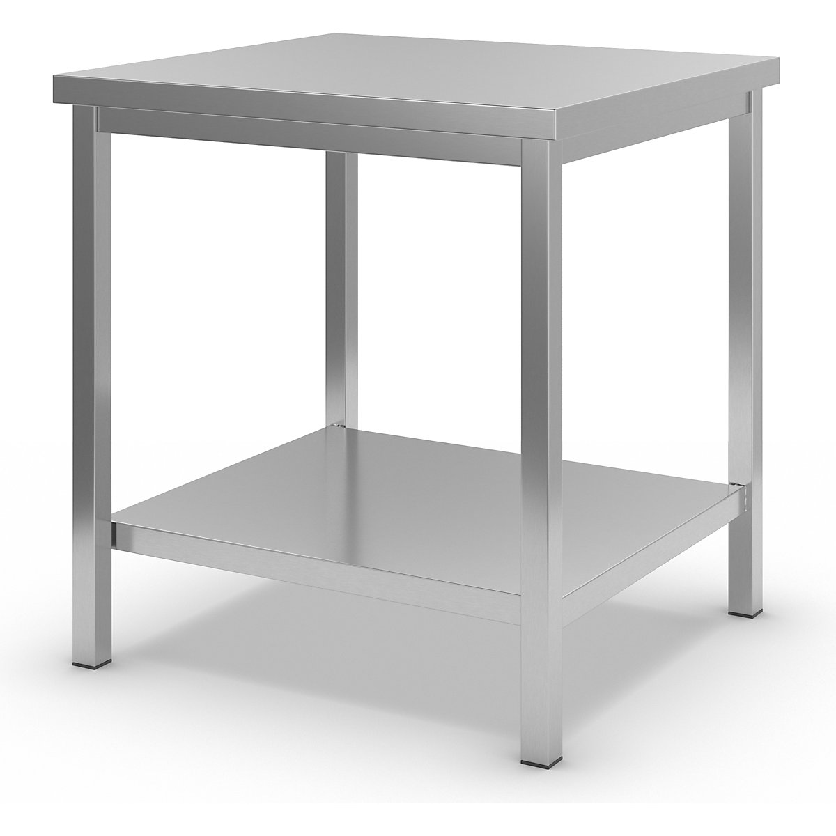 Stainless steel work table – eurokraft basic (Product illustration 2)-1