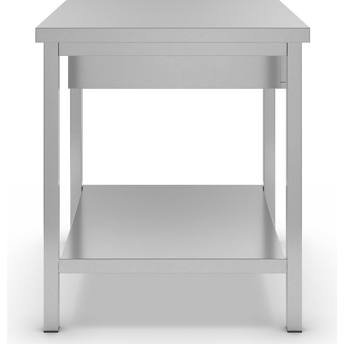 Stainless steel work table – eurokraft basic (Product illustration 4)-3