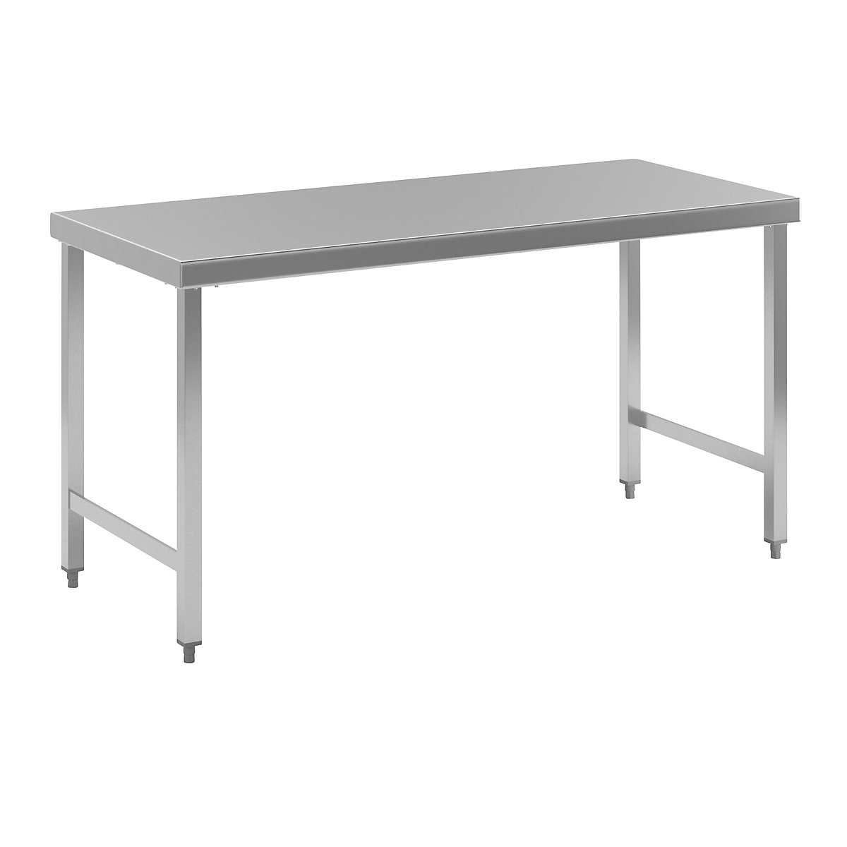 Stainless steel workbench, working height 850 mm, WxD 1600 x 700 mm, without shelf-12