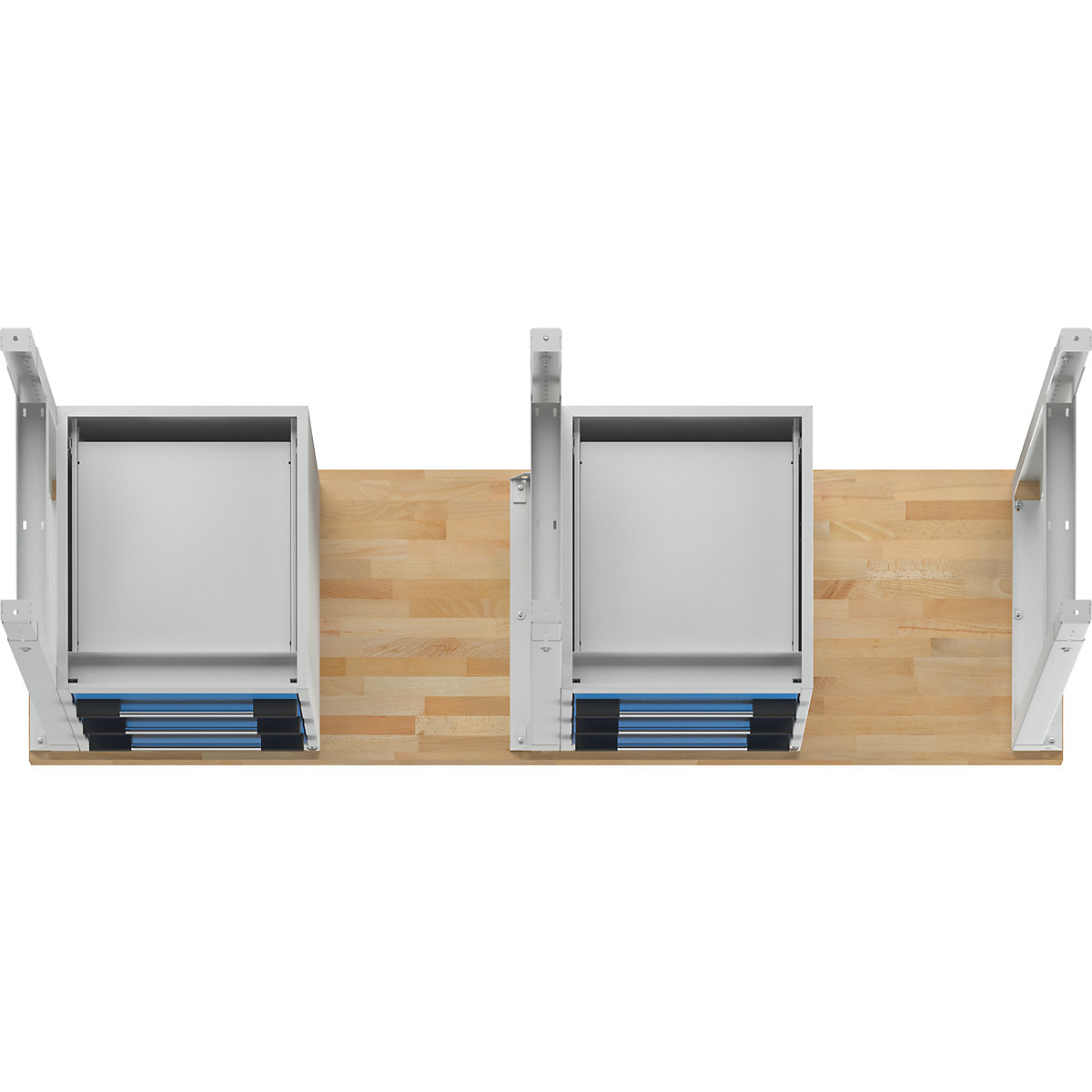Workbench, Series 7000 modular system – eurokraft pro (Product illustration 3)-2