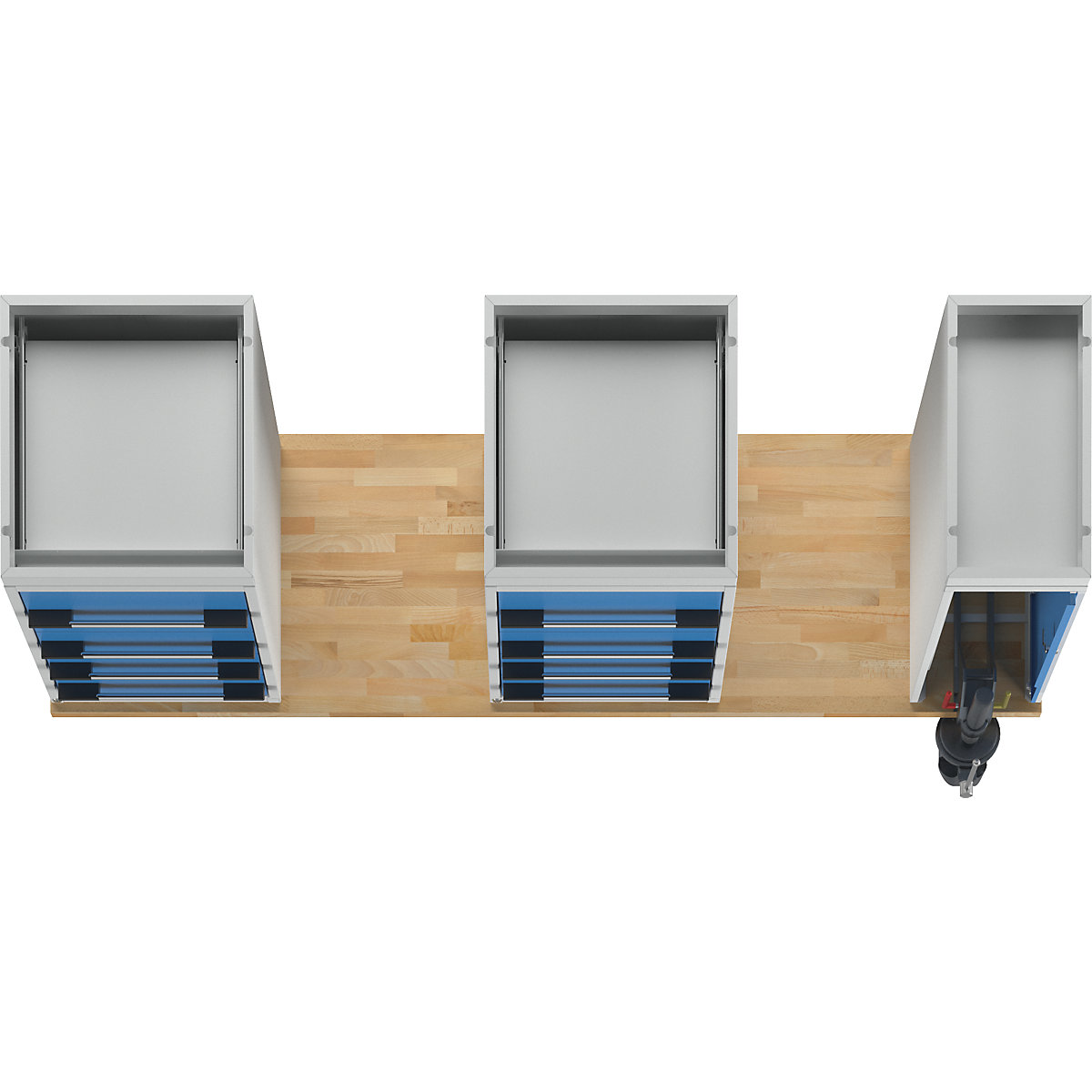 Workbench, Series 7 modular system – eurokraft pro (Product illustration 2)-1