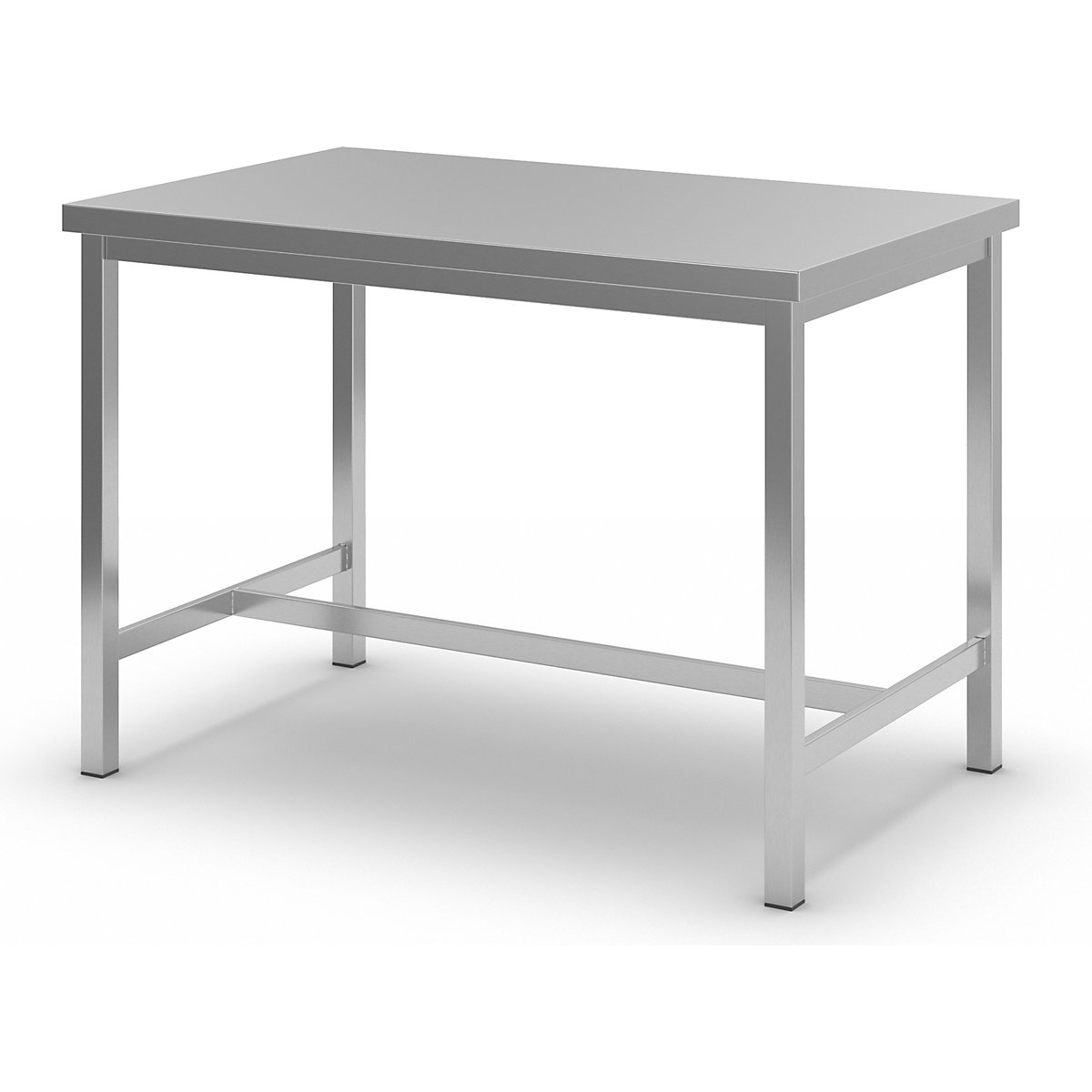 Workbench made of chrome nickel steel – eurokraft basic (Product illustration 29)-28