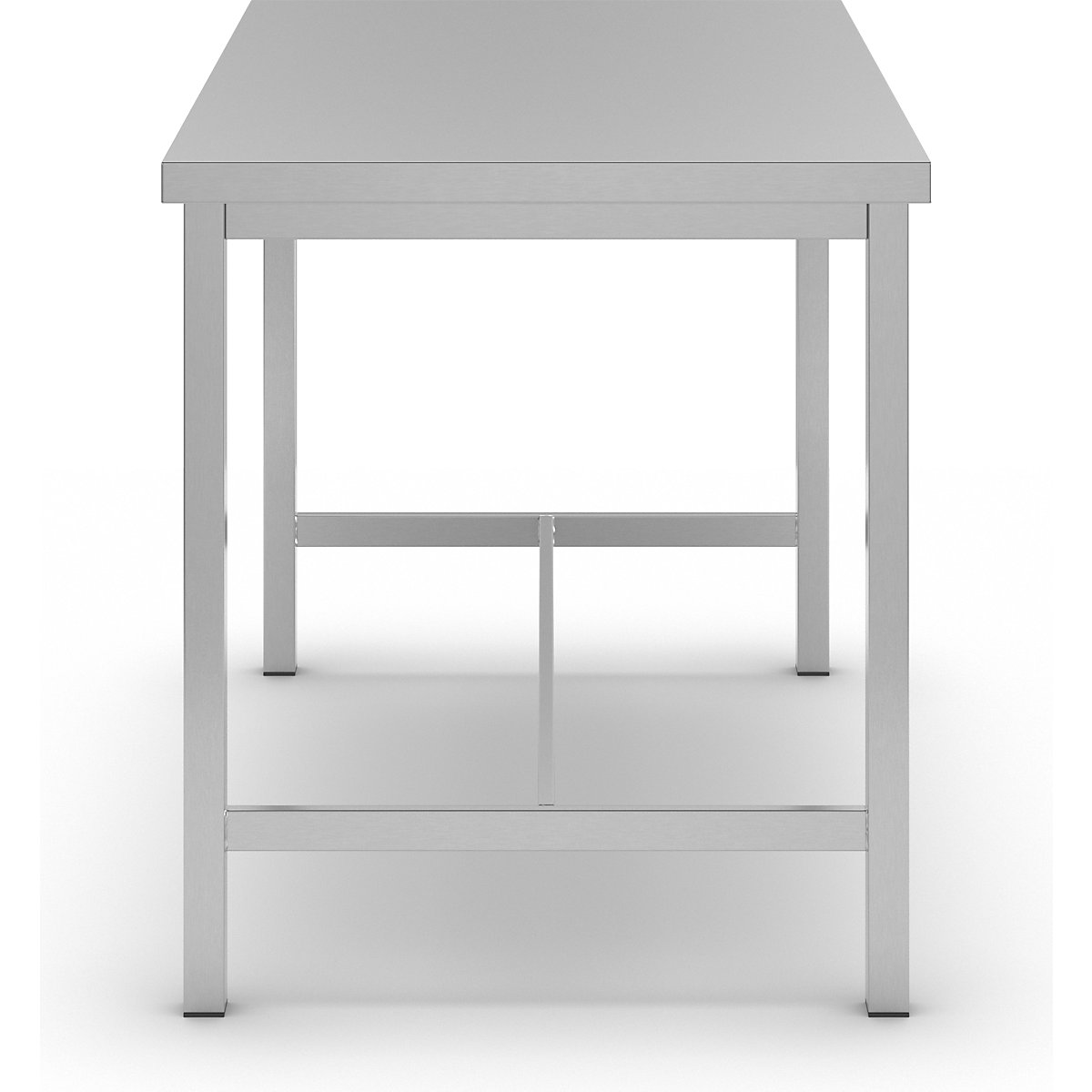 Workbench made of chrome nickel steel – eurokraft basic (Product illustration 30)-29