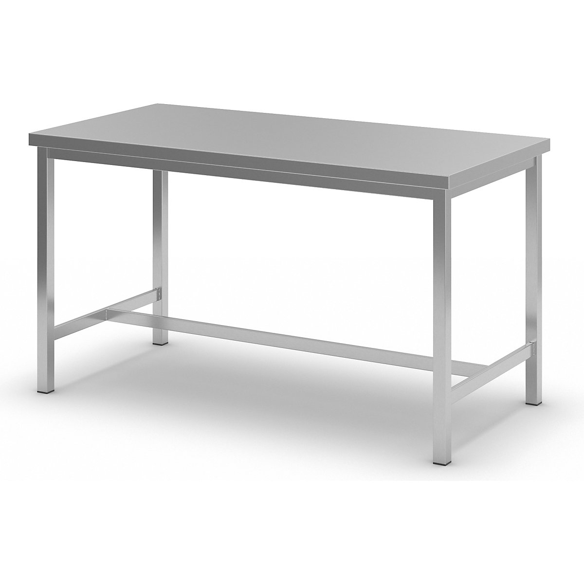 Workbench made of chrome nickel steel – eurokraft basic (Product illustration 42)-41