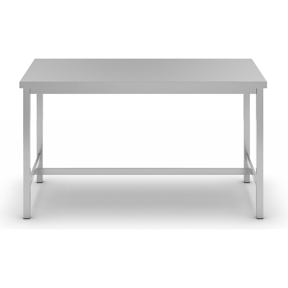 Workbench made of chrome nickel steel – eurokraft basic (Product illustration 43)-42