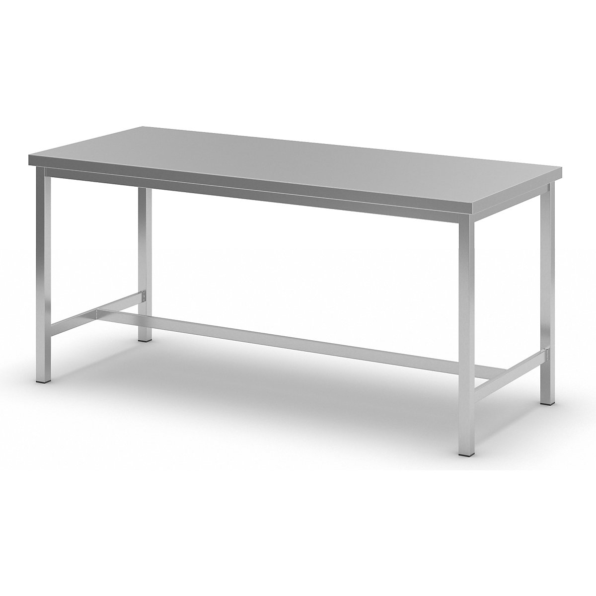 Workbench made of chrome nickel steel – eurokraft basic (Product illustration 23)-22