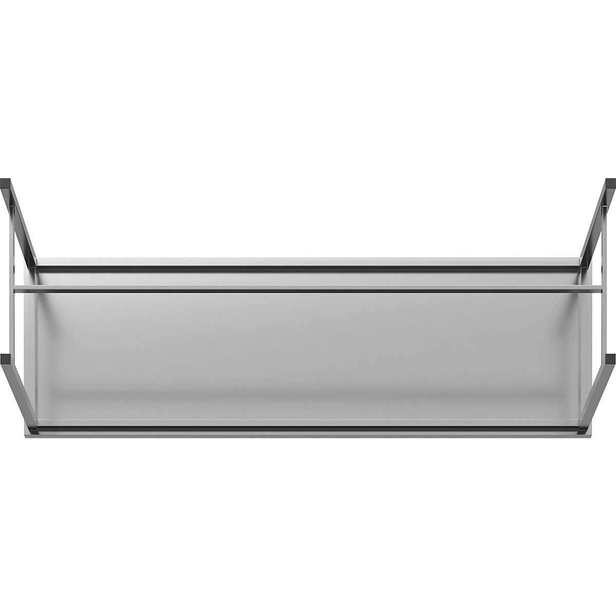 Workbench made of chrome nickel steel – eurokraft basic (Product illustration 40)-39