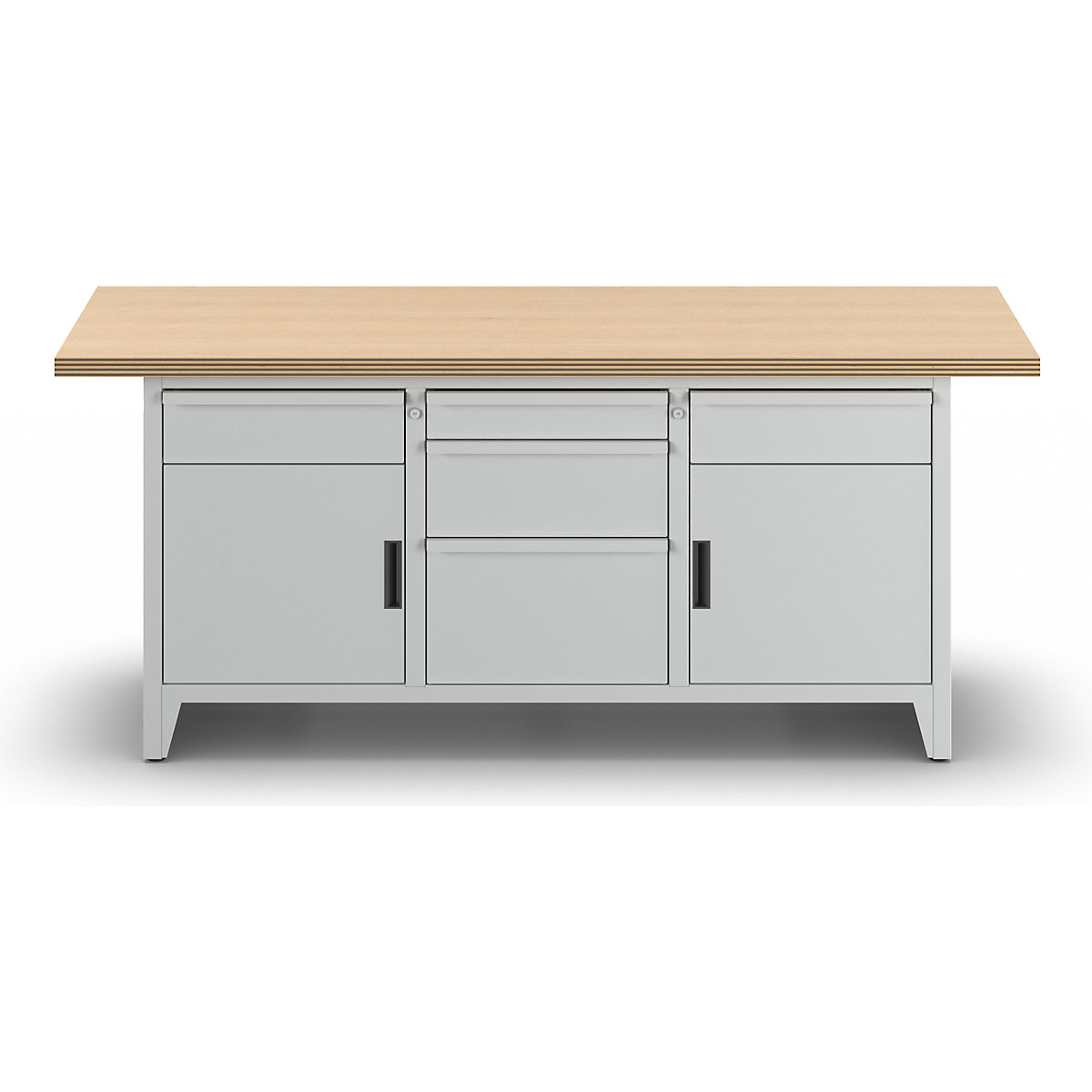 Workbench width 2000 mm, frame construction – LISTA (Product illustration 11)-10