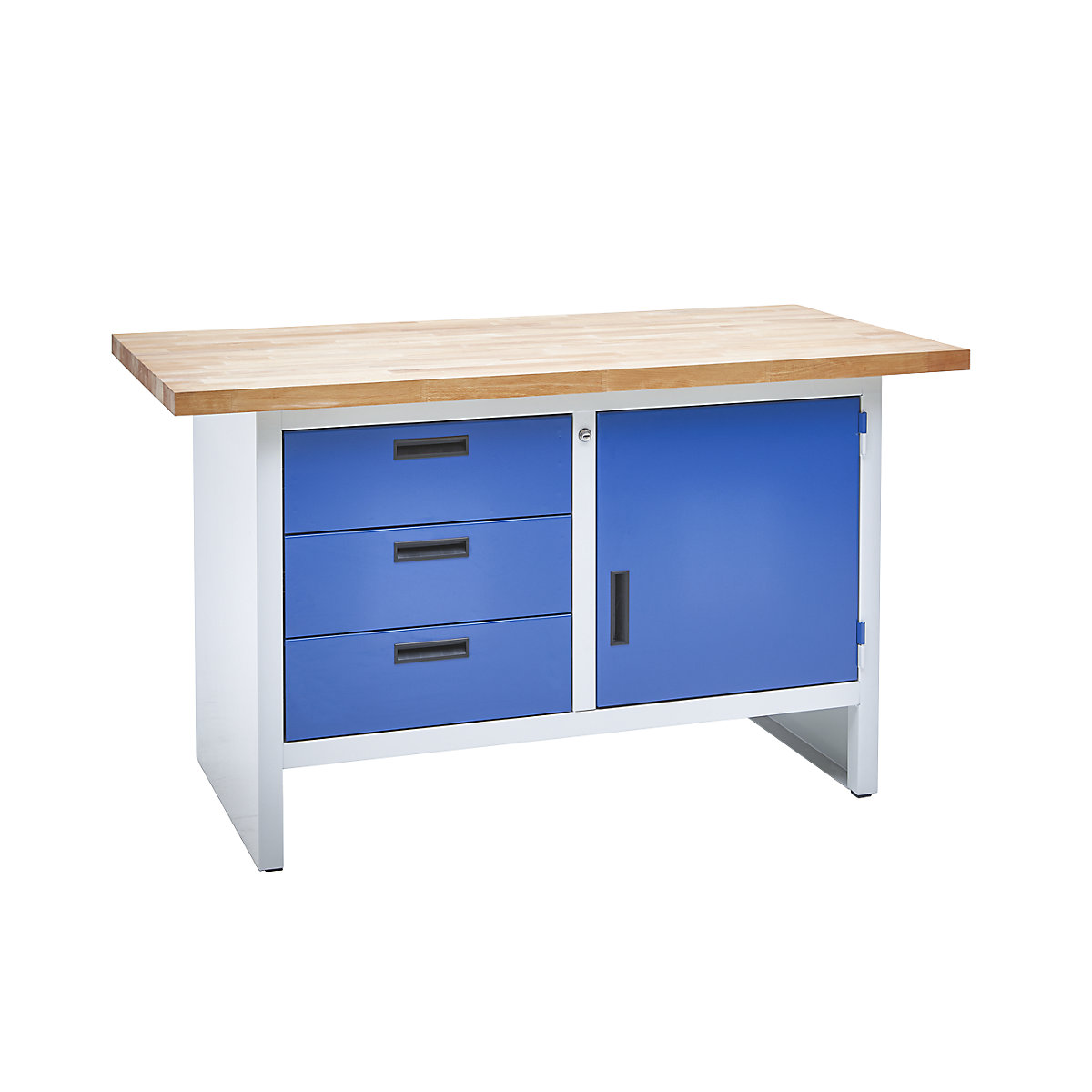 Workbench with closed sides – eurokraft basic