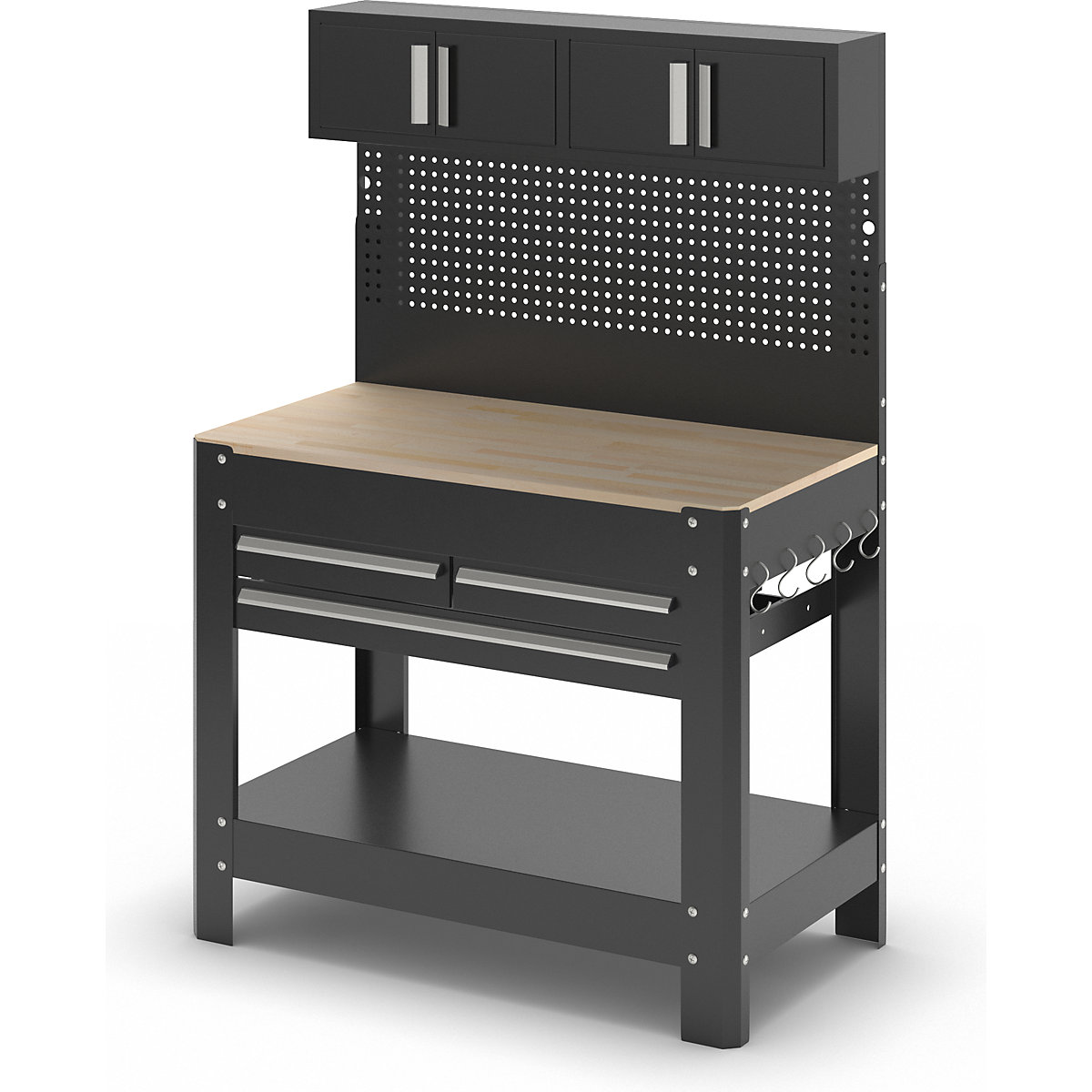 Workbench with perforated rear panel (Product illustration 11)-10