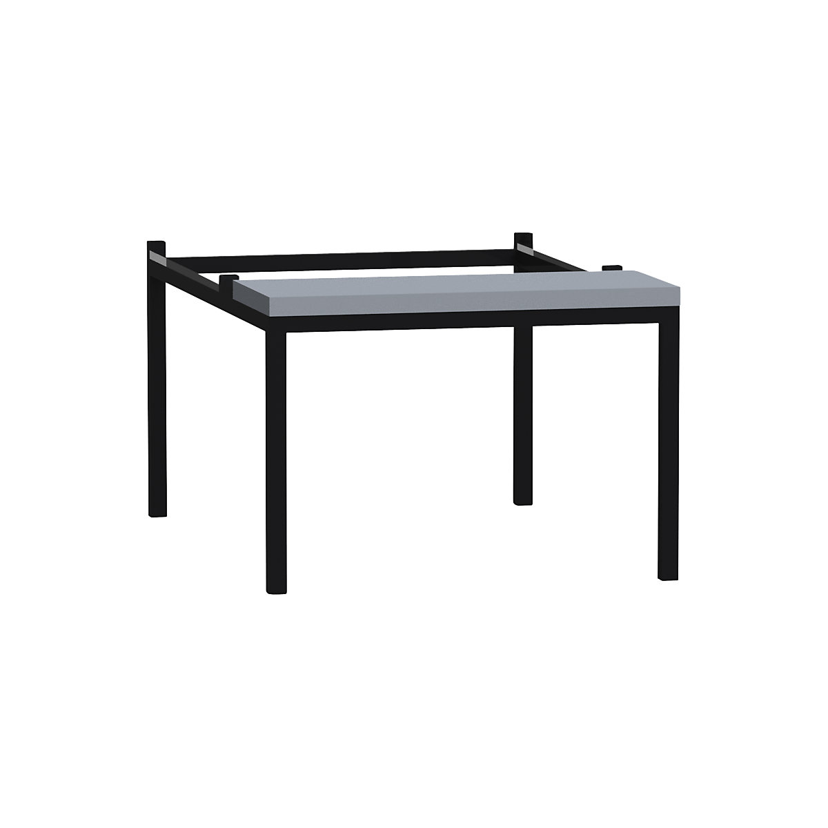 Base frame with bench for Fydor locker series