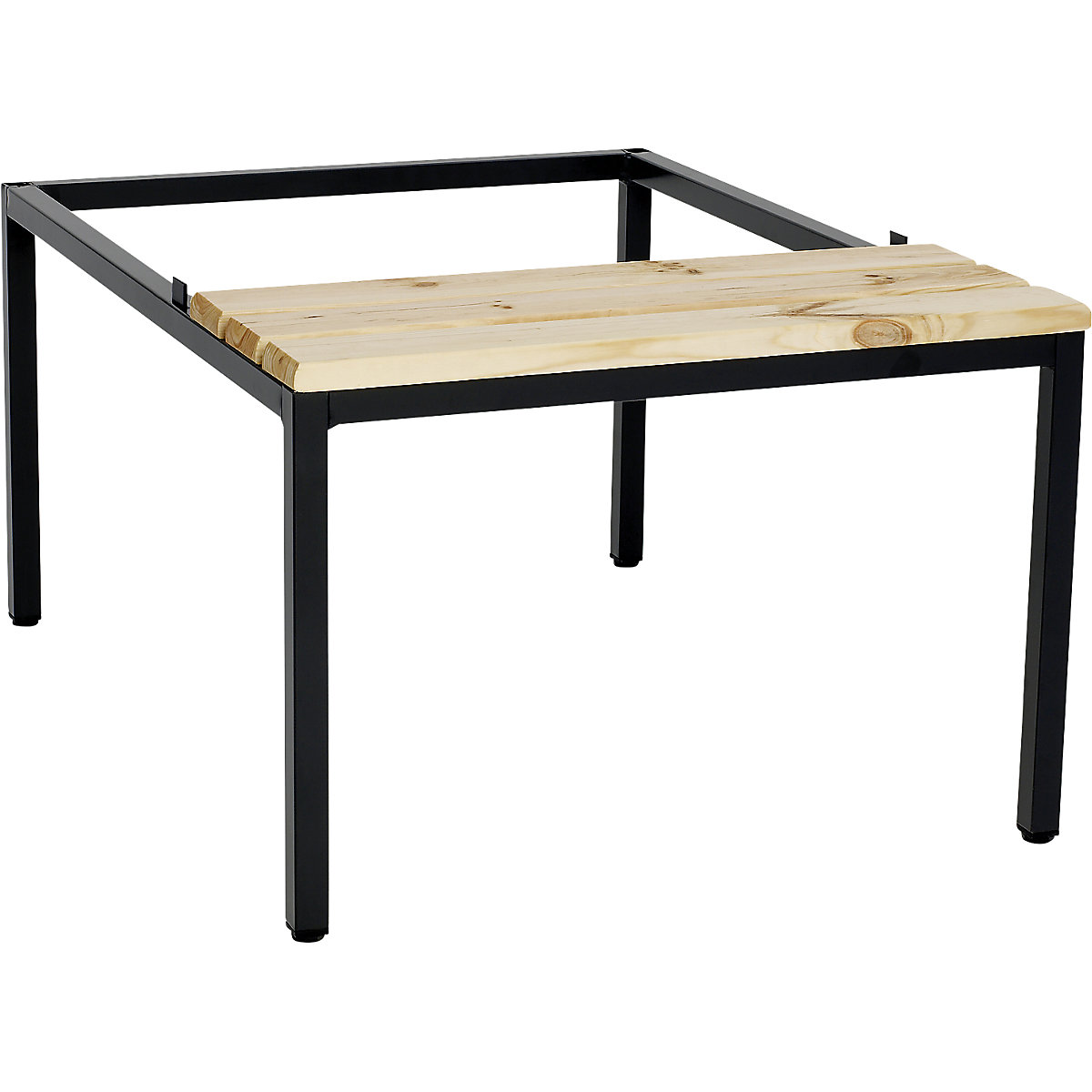 Base frame with bench for Fydor locker series