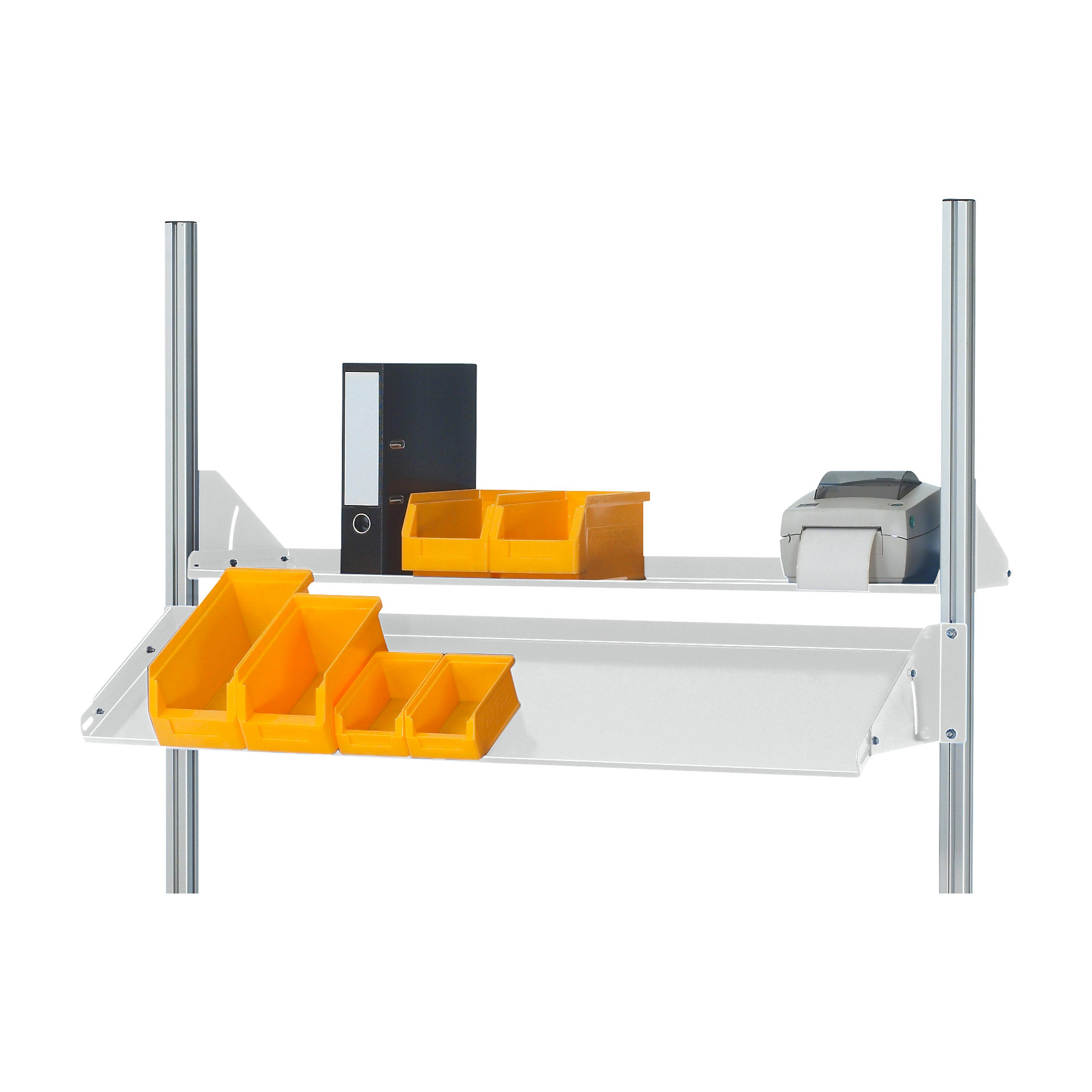 Model For Rr091 Rau System Metal shelf, inclined – RAU: for installation on RAU system supports ...