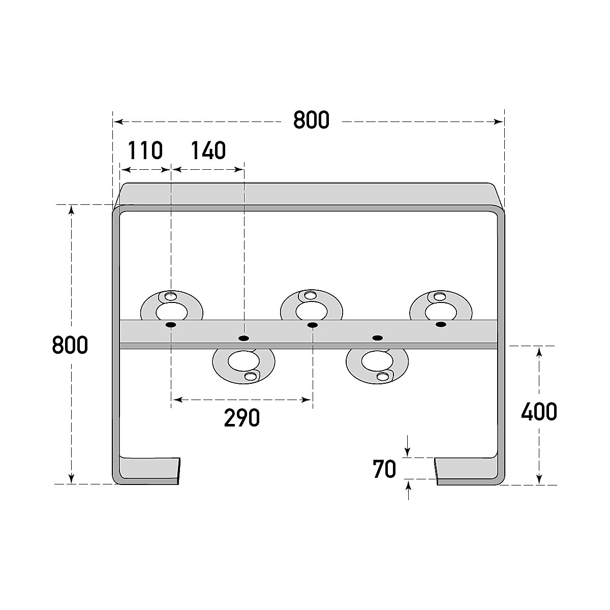 Support clamp set – Moravia (Product illustration 8)-7