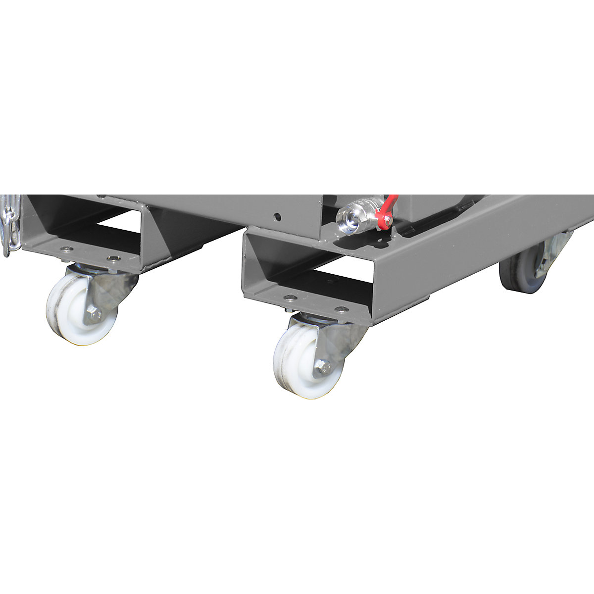 Swivel and fixed castor set - eurokraft pro